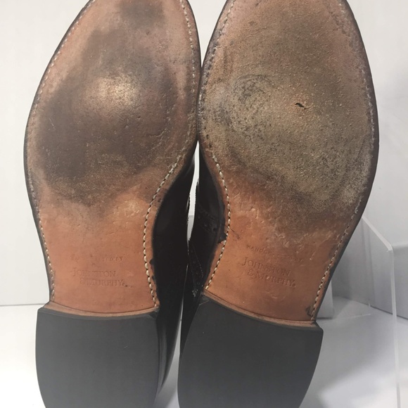 Johnston & Murphy  Handcrafted Black Oxford 8.5 D